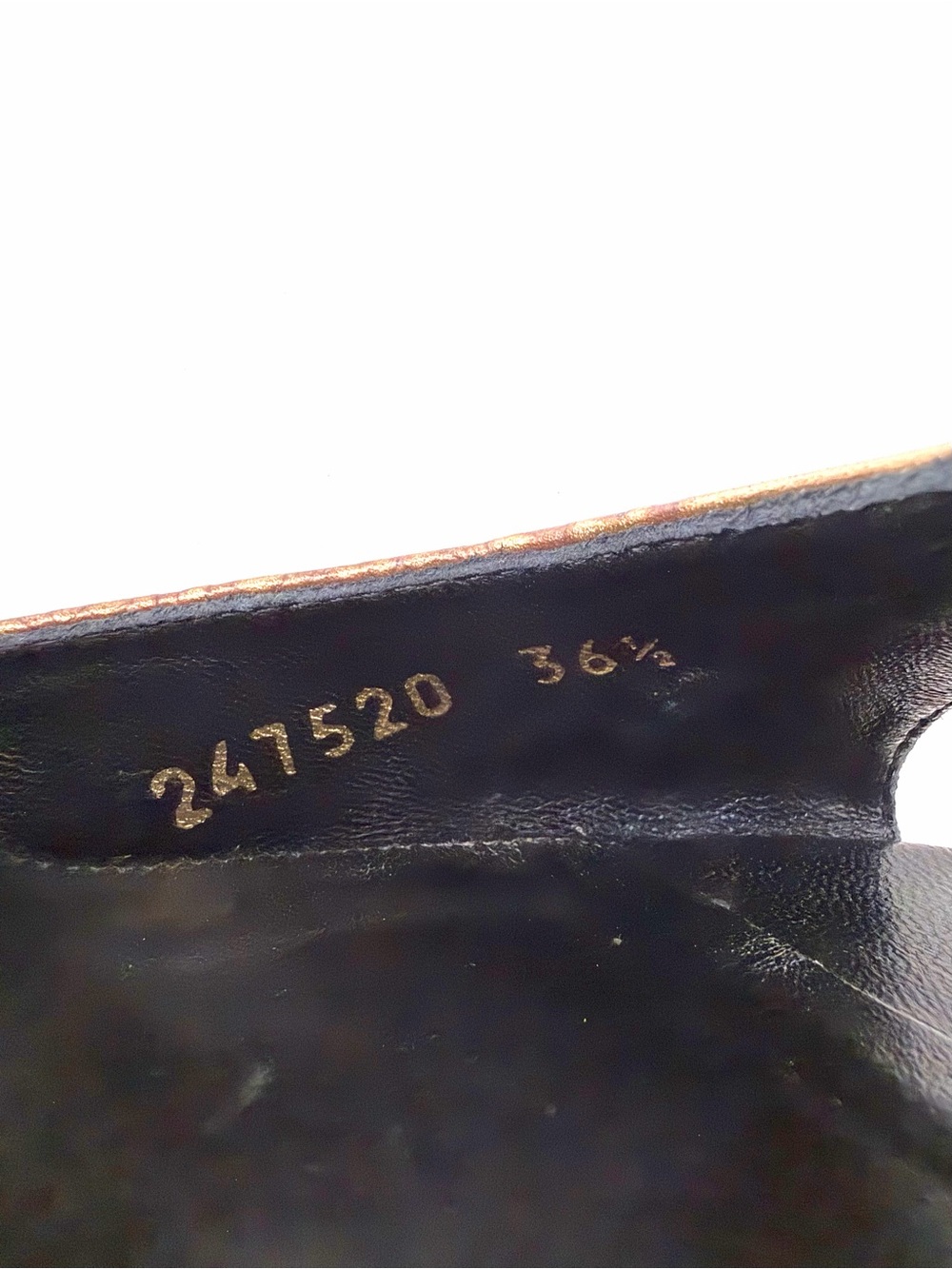 GUCCI | Y2K Guccissima Double G Gold Bronze Horsebit Mules Slip on Heel EU 36.5 - Picture 11 of 15